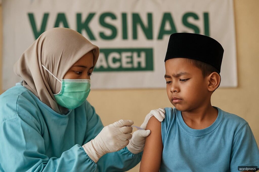 281 Ribu Anak di Aceh Tanpa Imunisasi Lengkap